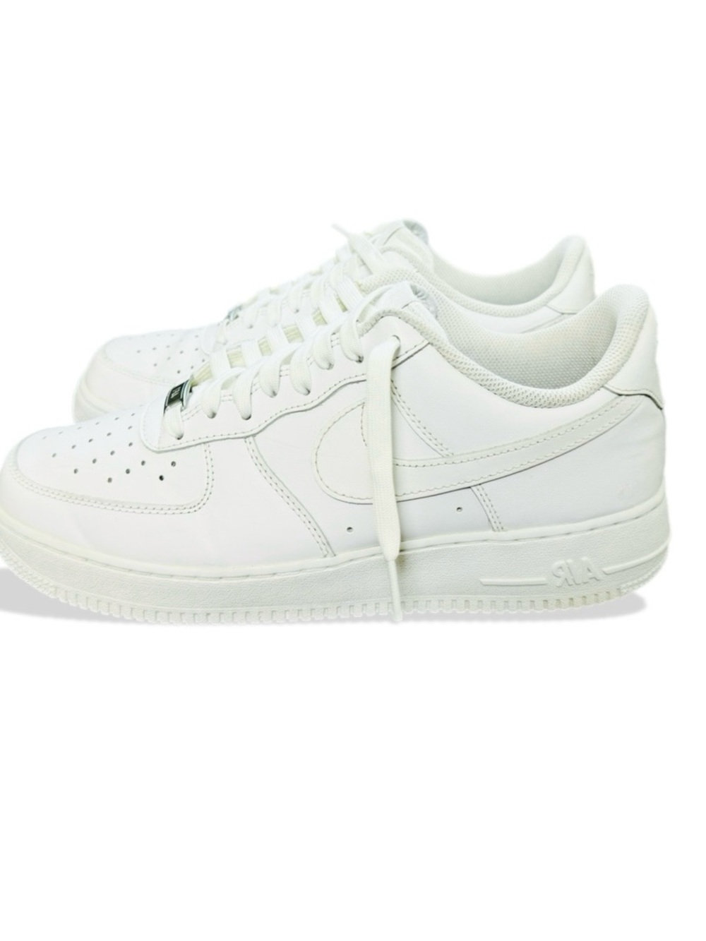 Nike Air Force 1 Men's Low Top Lace-Up White Athletic Sneakers